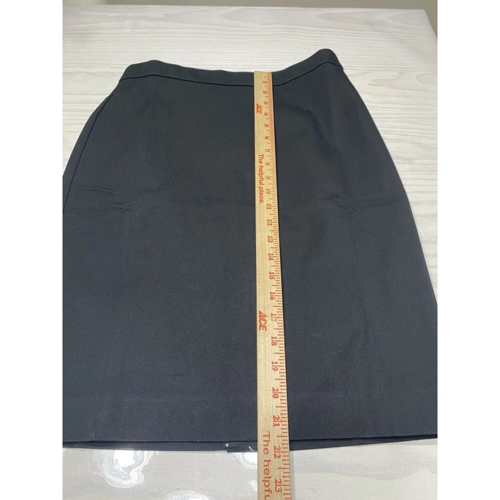 J.Crew Factory  Womens Pencil Skirt In Black NWT Size 6